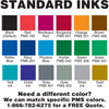 standard ink colors for door hangers