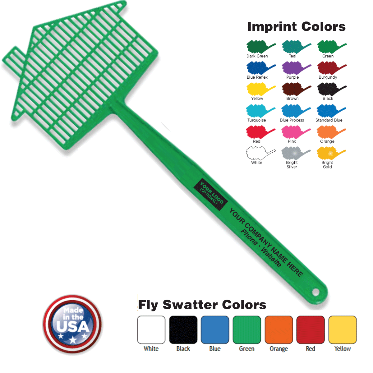 House Shape Fly Swatter with Your Logo Imprint