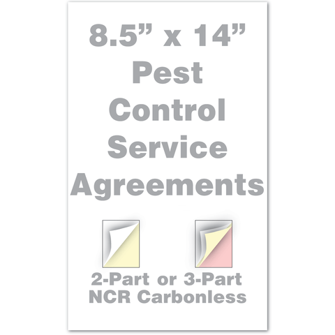 pest control service agreements legal size