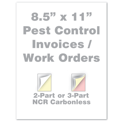 Pest Control Invoice Work Order